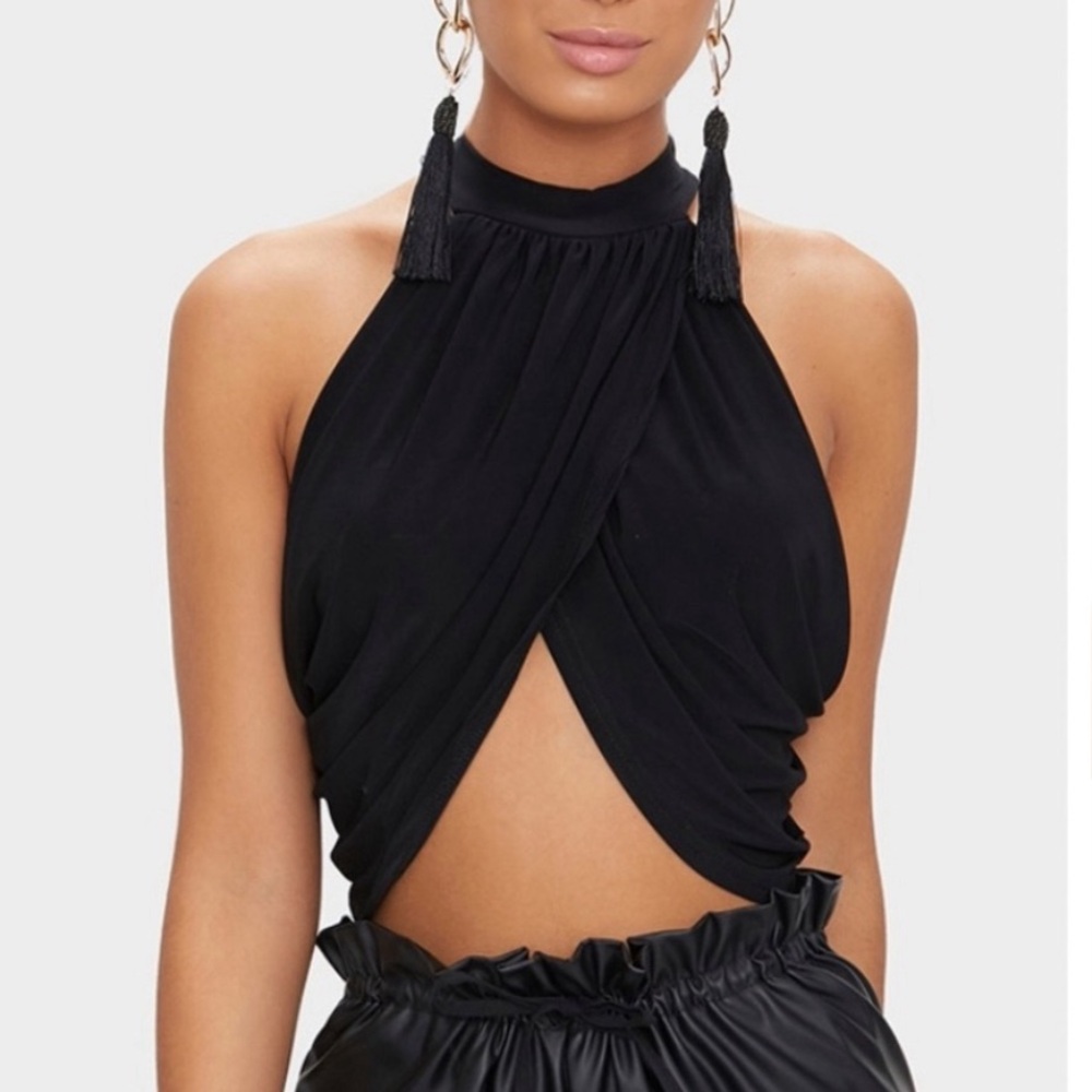 NWT - Elegant Black Women's Top